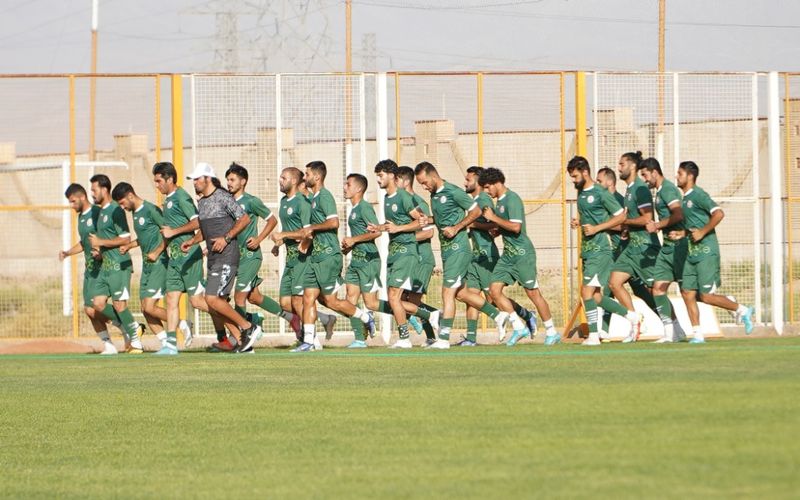 تصاویری از تمرینات تیم فوتبال مس کرمان در راه آماده سازی برای لیگ برتر