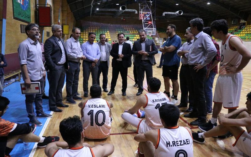 تمرینات منظم و جدی بسکتبال مس کرمان در ایام تعطیلات لیگ برتر