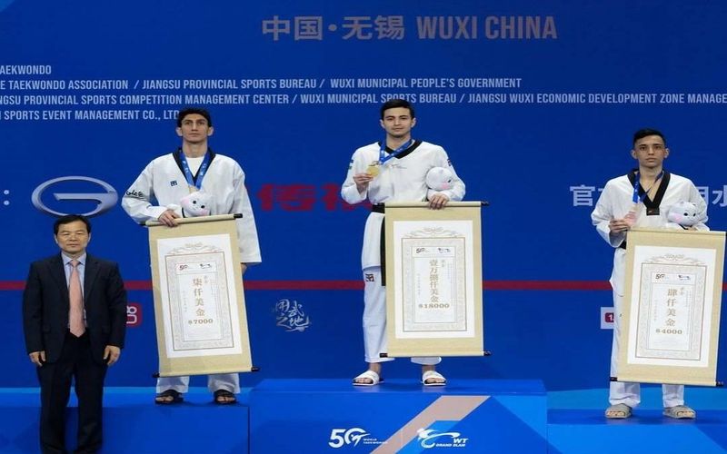 مدال نقره تکواندوکار مس کرمان در مسابقات جهانی گرنداسلم چین
