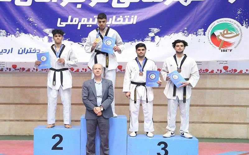 مدال طلا تکواندوکار مس کرمان در رقابت های انتخابی تیم ملی نوجوانان