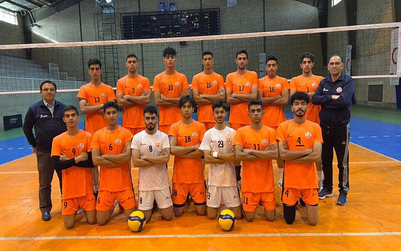 رقابت تیم جوانان والیبال مس کرمان در لیگ یک در قم