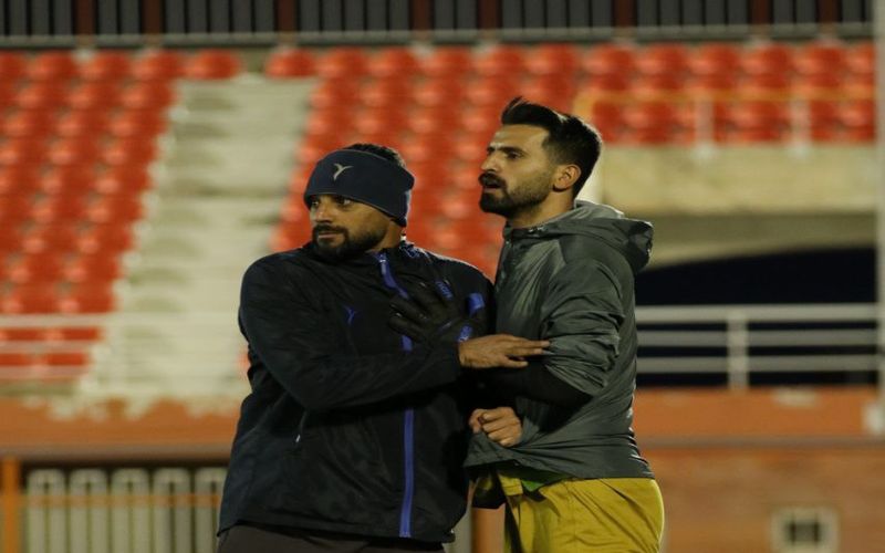 تیم فوتبال مس کرمان برای بازی روز چهارشنبه خود برابر آریو، تمریناتش را در ورزشگاه شهید باهنر کرمان ادامه داد.