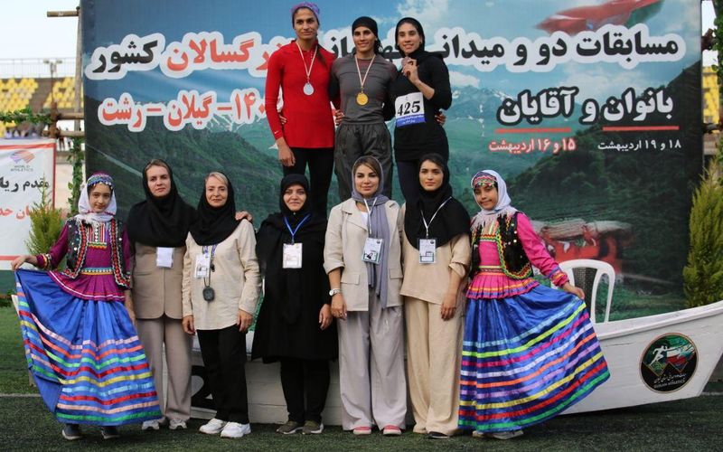 مدال آوری دونده های آکادمی باشگاه مس کرمان در مسابقات قهرمانی کشور