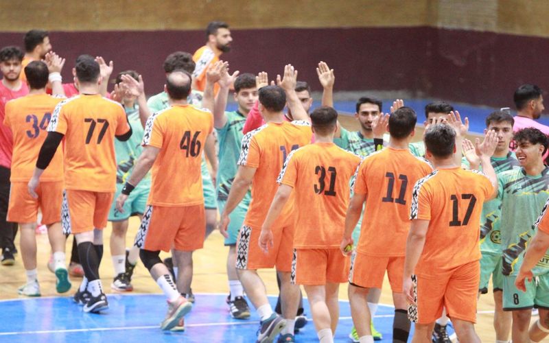 بازی تدارکاتی هندبال مس کرمان با تیم‌ملی جوانان به مناسبت بزرگداشت هفته دولت