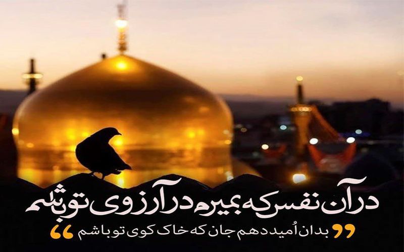 شهادت على بن موسى الرضا (علیه السلام) ماواى دل‏ شکستگان و تکیه‏ گاه درماندگان بر دلدادگان بارگاه و حریمش تسلیت باد