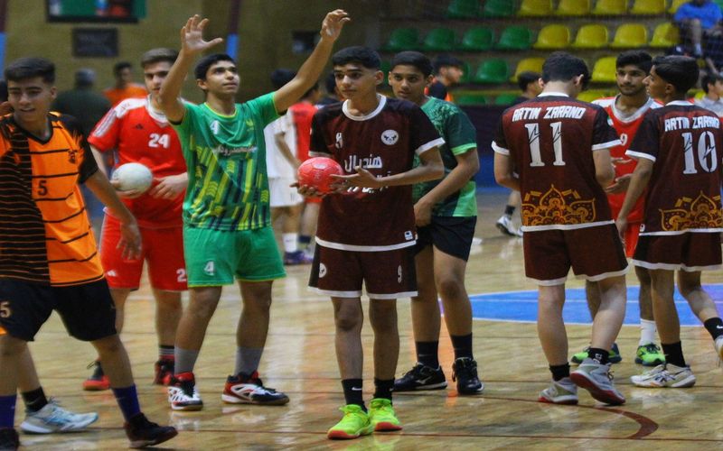 تست گیری آکادمی هندبال باشگاه مس کرمان از نفرات مستعد برای تیم آیندگان