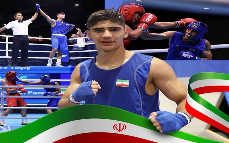 خسته نباشید و تبریک به بوکسور ملی پوش خانواده مس پس از کسب مدال برنز آسیایی