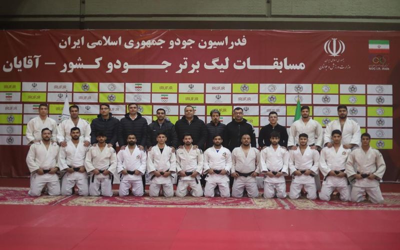 قهرمانی ارزشمند تیم جودو مس کرمان در رقابت های این فصل لیگ برتر