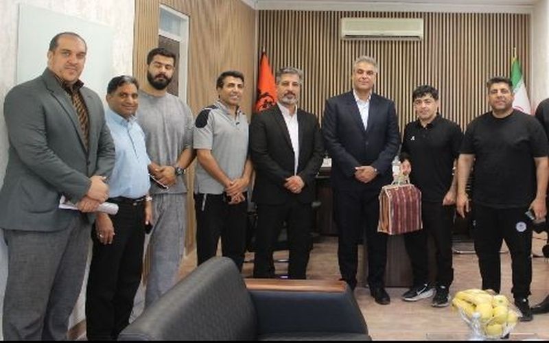 دیدار مدیر عامل باشگاه مس کرمان با سرمربی تیم ملی کشتی فرنگی جوانان