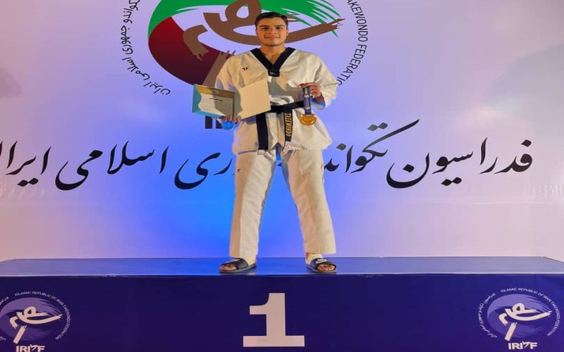 مدال طلا تکواندوکار آکادمی باشگاه مس در مسابقات انتخابی تیم ملی