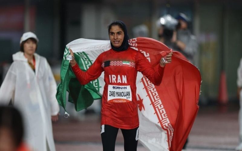 تبریک باشگاه مس کرمان به زهرا زارعی ورزشکار شایسته کرمانی برای تاریخ سازی در المپیک آسیایی